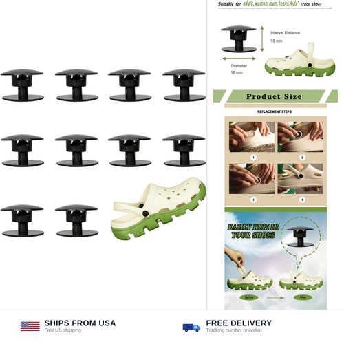 Crocs shoe strap rivets - crocs,